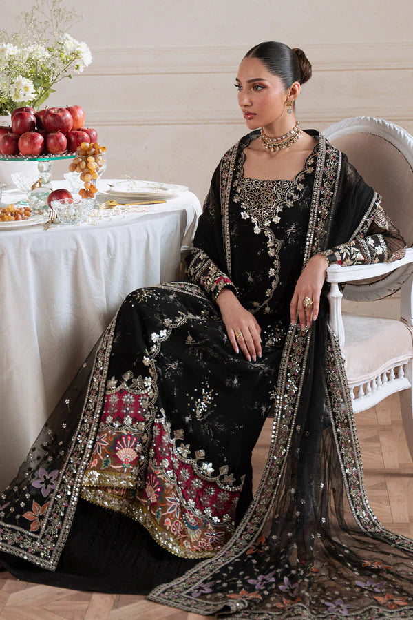 Amaya by Nureh  | Unstitched Embroidered Luxury Formal Chiffon Collection - 2026 (AM-42)