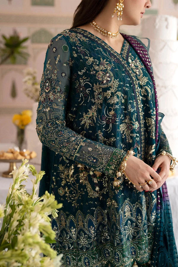 Nureh Jhoomro Unstitched Luxury Formals Collection - 2026 (NL-94)