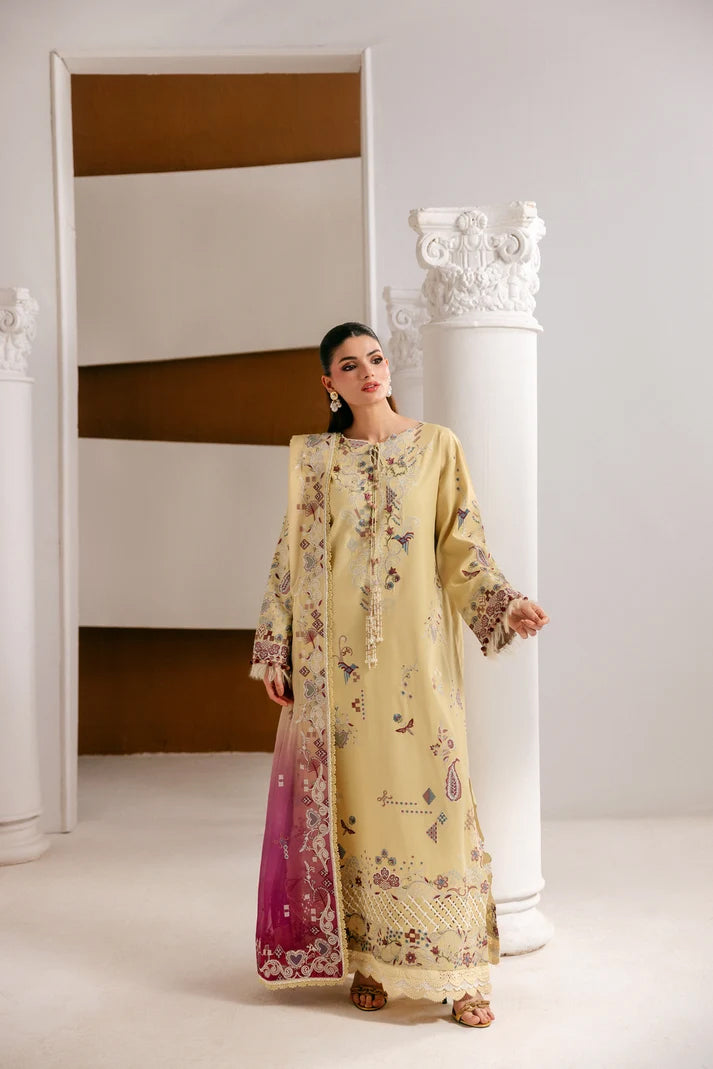 Florent Unstitched Embroidered Luxe Silk Formal Collecttion - 2026 (AURELIA)
