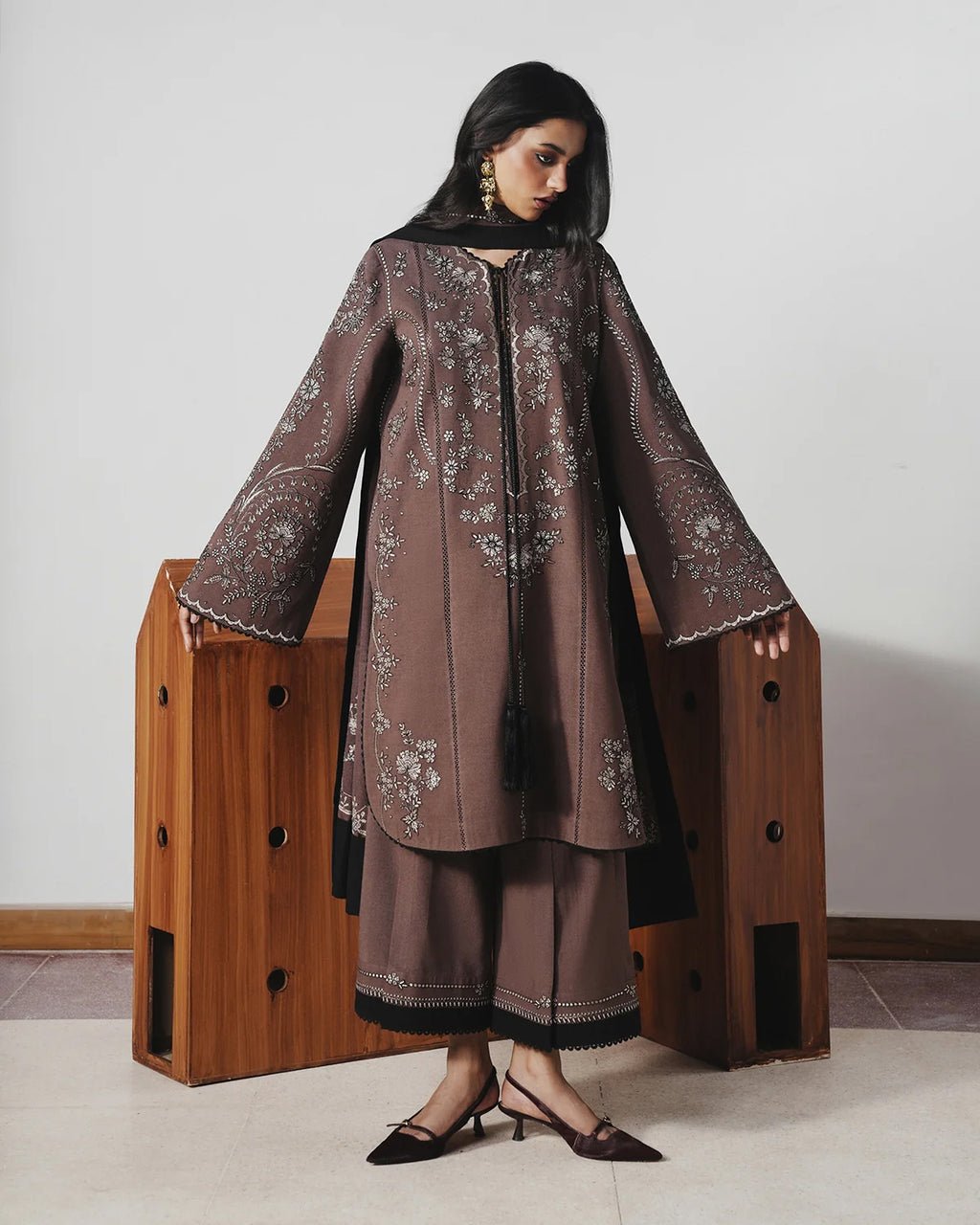 Jugnu by Hussain Rehar | Unstitched Karandi Embroidered Collection - 2026 (JABAH)