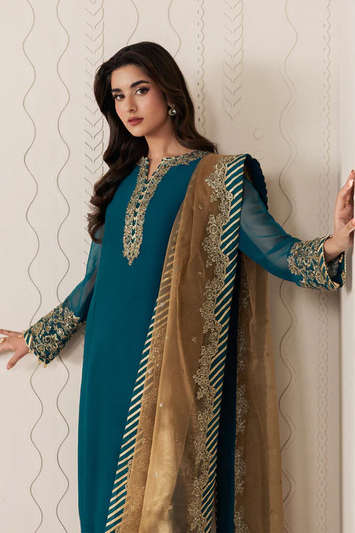 Bayaan by Zarif | Unstitched Formal Chiffon Collection - 2026 (JHEEL)