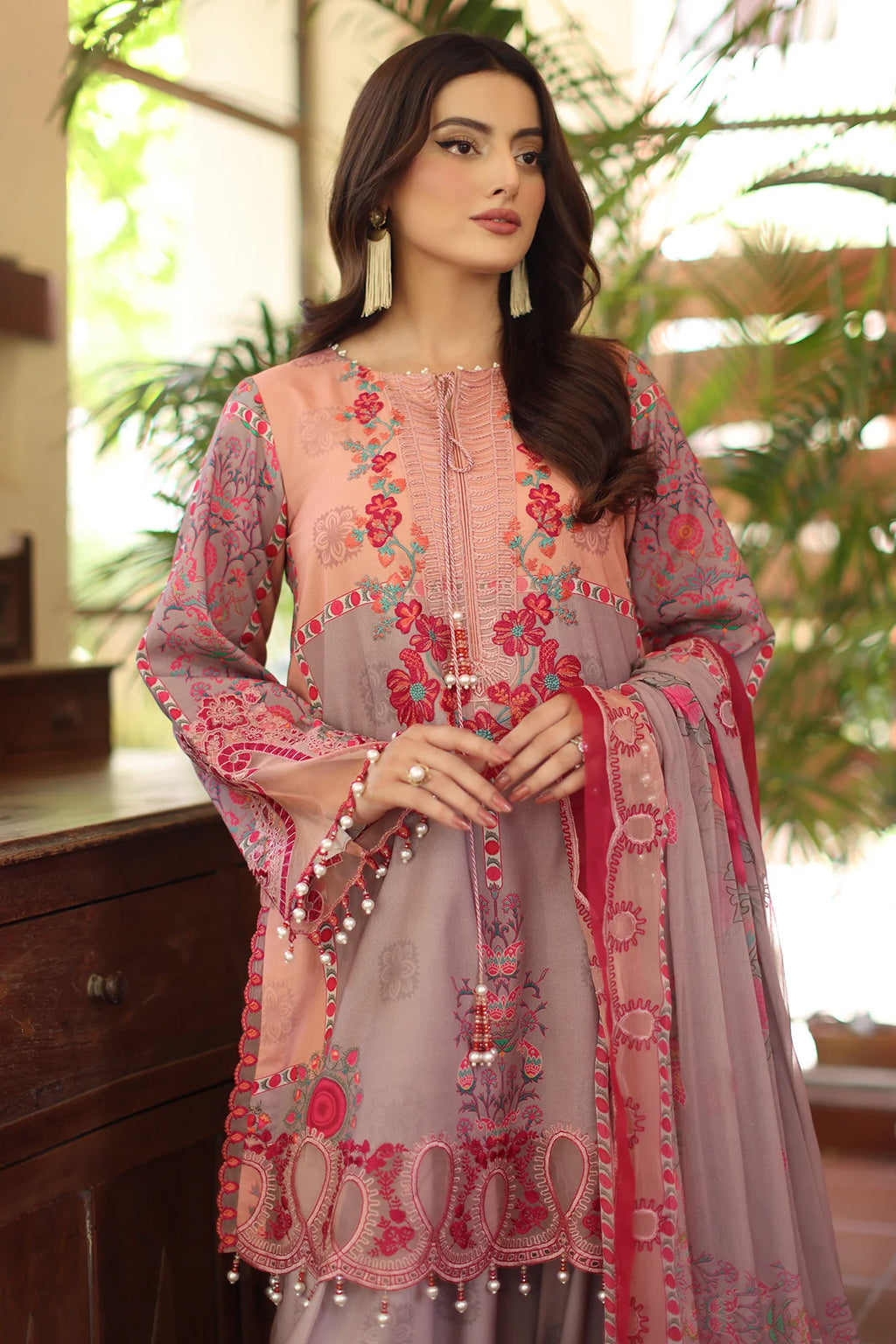 Infinity by Charizma | Unstitched Embroidered Lawn Collection - 2026 (IN6-07)