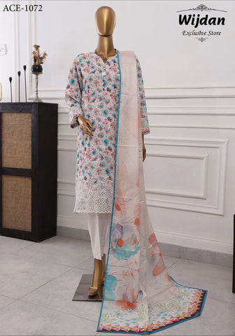 HZ Anmol Chikankari Embroidered Collection'25 ACE-972