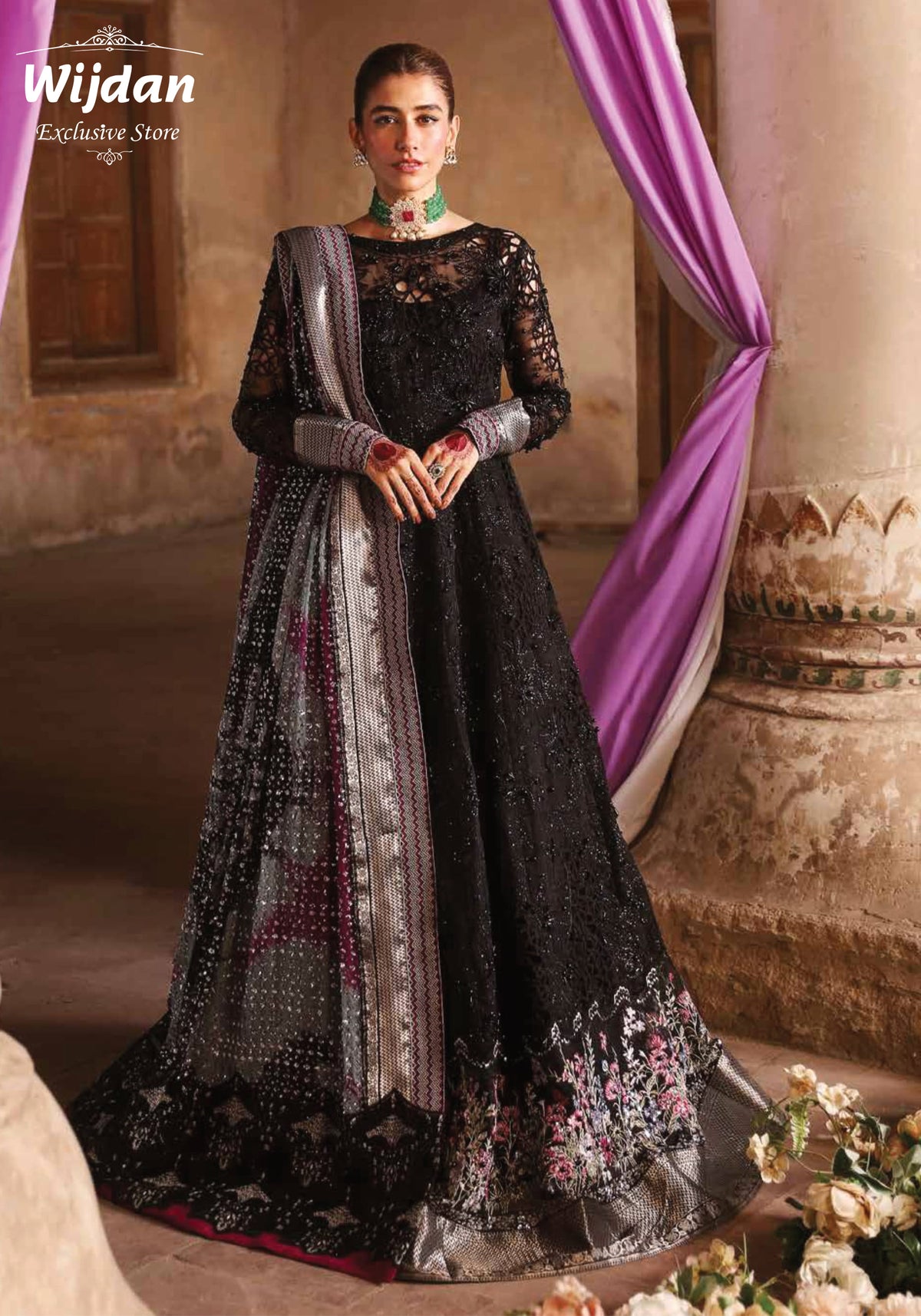 Jhoomro Un-Stitched Luxury Formals by Nureh NL-73A