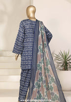 Sadabahar Stitched Printed With Shalwar Collection - 2026 (D-07)