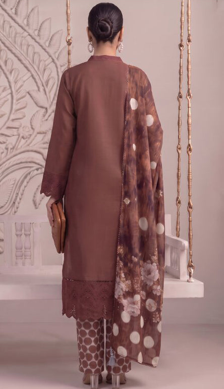 Neesha by Amna Khadija | Stitched 3pc Embroidered Collection - 2026 (D-08)