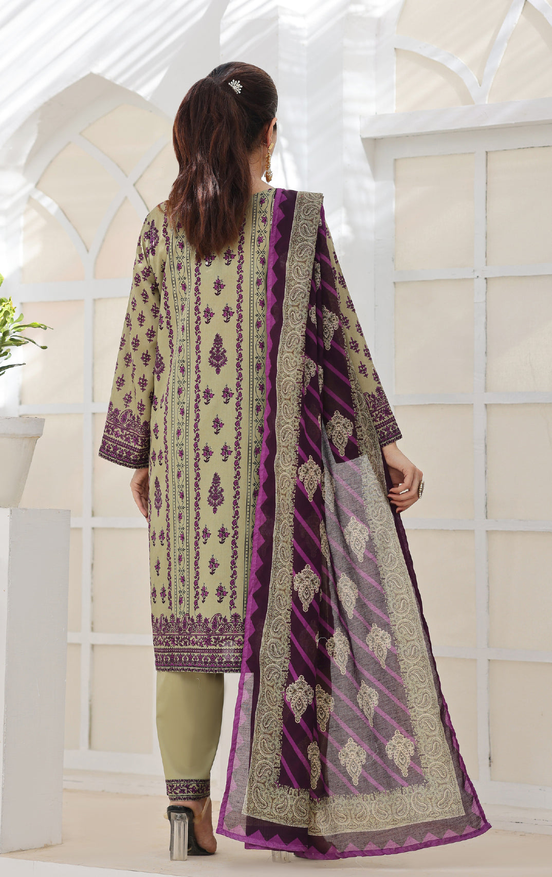Maya by Aizal | Stitched Digital Printed Lawn Vol-03 Collection - 2026 (D-07)