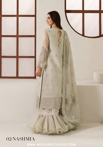 Alizeh Reena Handmade Unstitched Luxury Chiffon Collection - 2025 (NASHMIA)