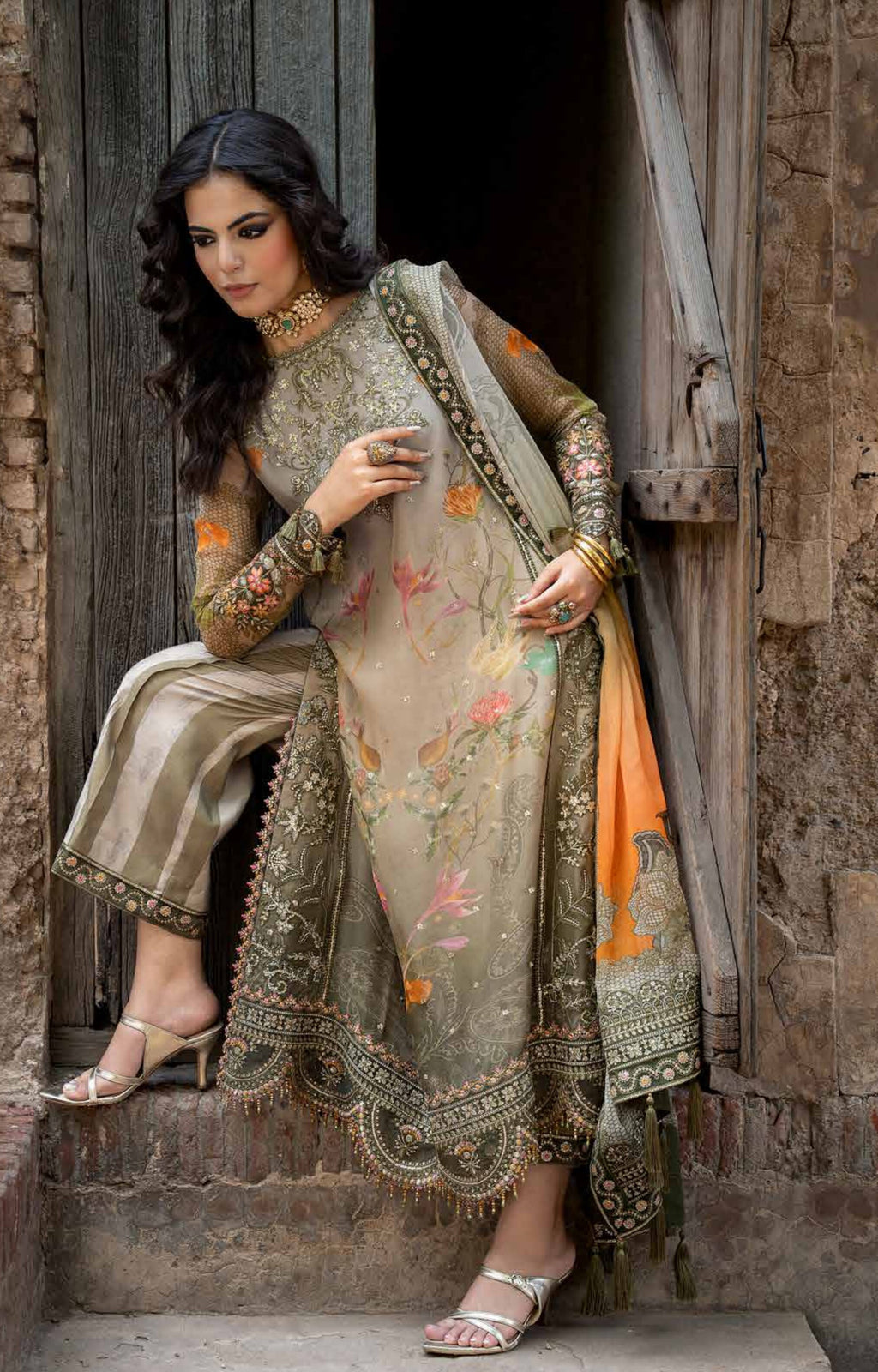 Vasal by Charizma | Unstitched Formal Luxury Chiffon Vol-01 Collection - 2026 (VSL-07)