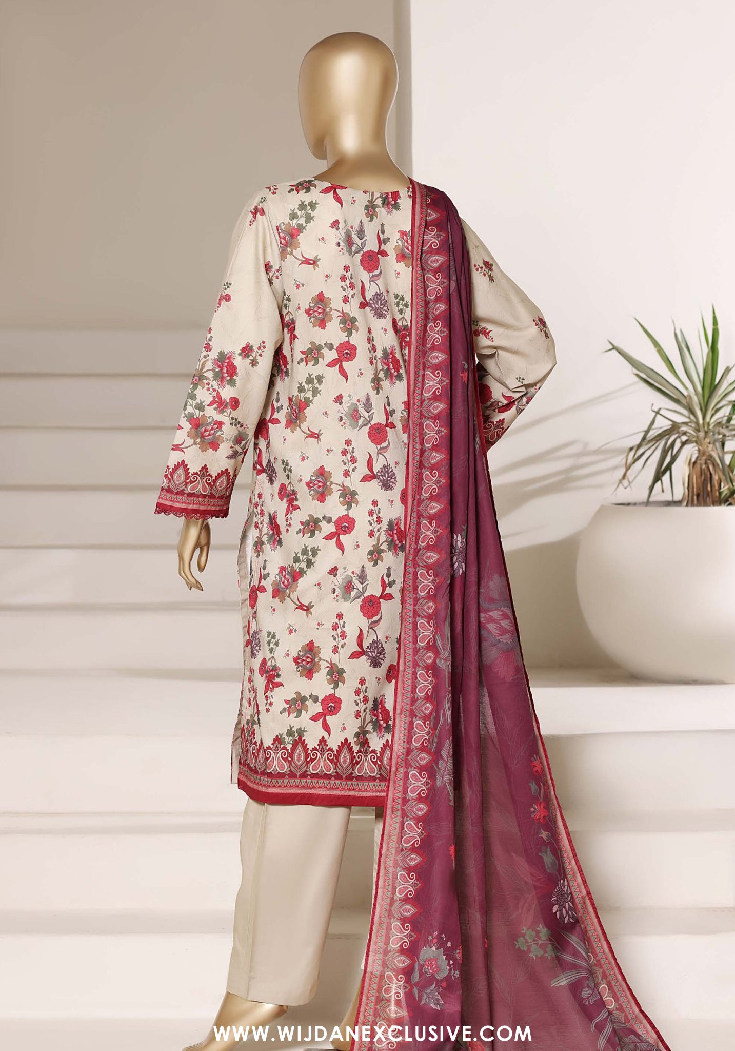 Sadabahar Stitched Printed Lawn Vol-II Collection - 2026 (D-07)