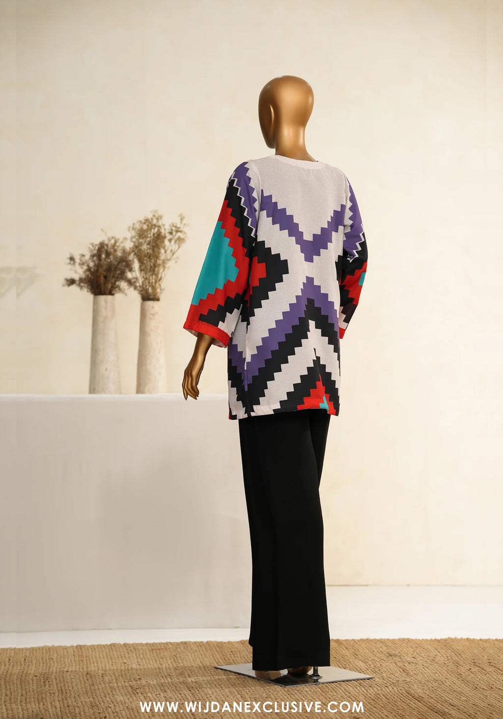 Zehaina by Amna Khadija | RTW Digital Printed Poly Swiss Coat Collection - 2025 (MULTI)