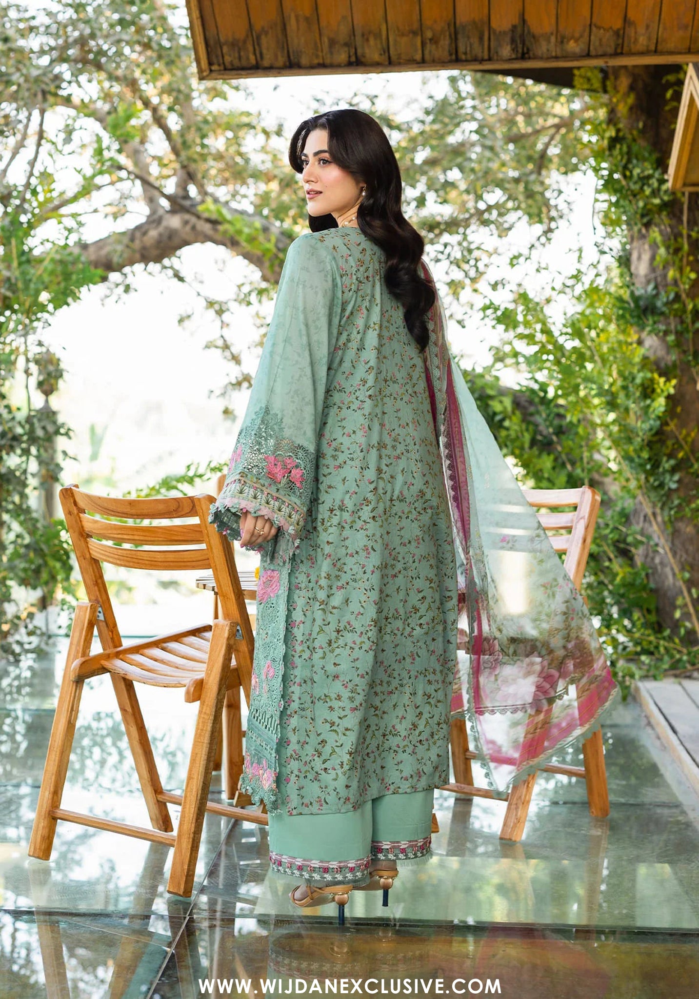 Elaf Chikankari Unstitched Print Collection - 2026 ERC-4B NAYAB