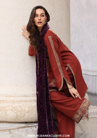 Poshima by Charizma | Unstitched Embroidered Leather Vol-III Collection - 2025 PSW5-22