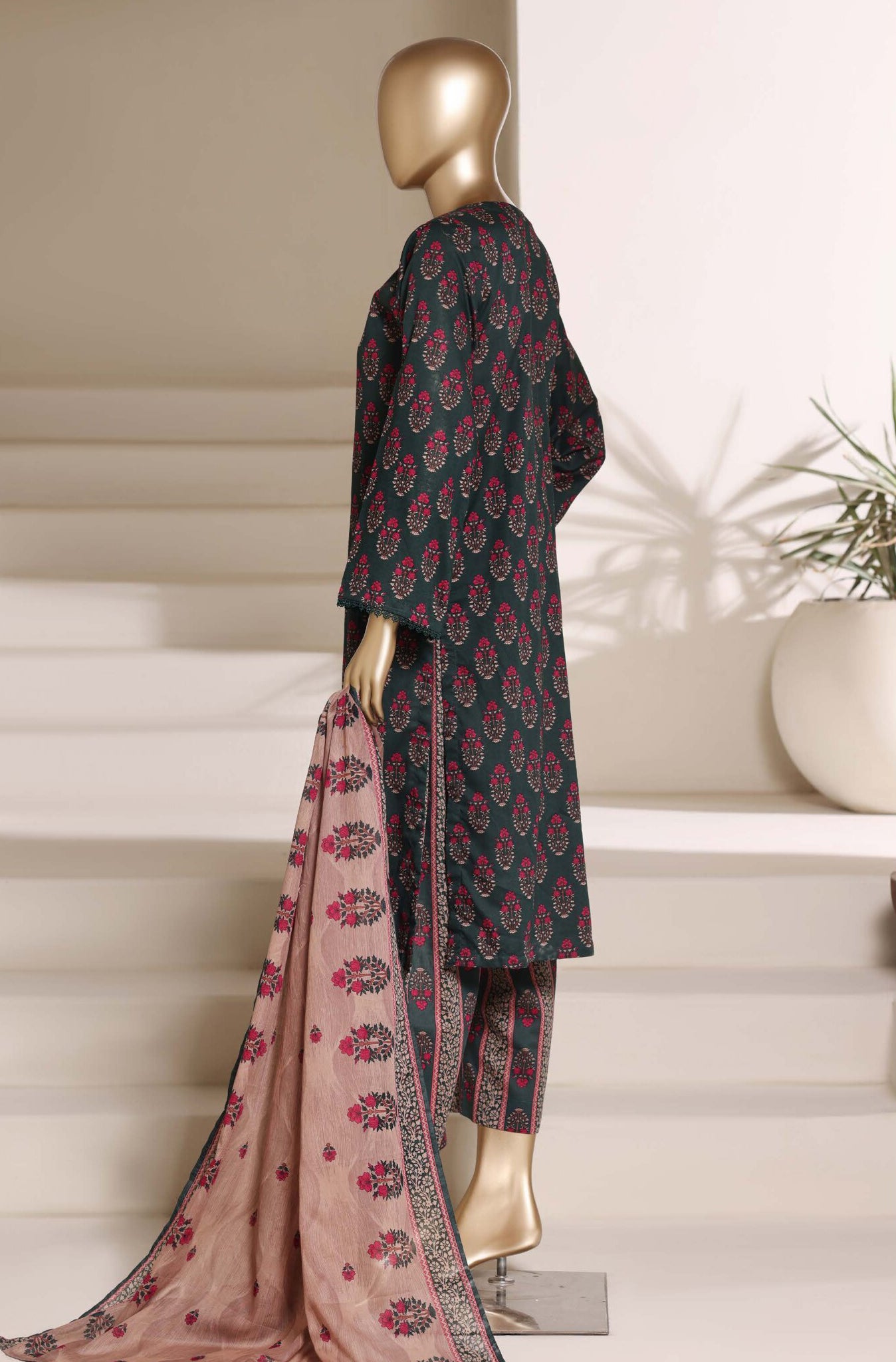 Sadabahar Stitched Printed Lawn Vol-06 Collection - 2026 (D-07)