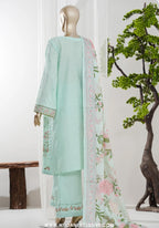 Bin Saeed Stitched 3pc Luxury Embroidered Jacquard Collection - 2026 (D-07)
