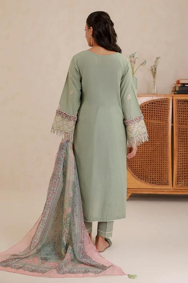 Zellbury Unstitched 3pc Embroidered Lawn Collection - 2026 (WUS-26E-0579)