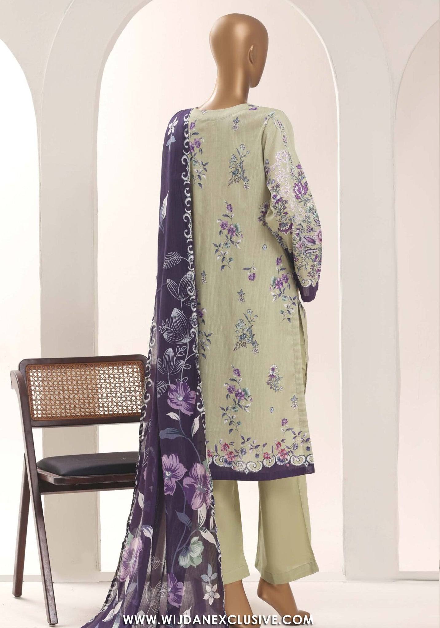 Sadabahar Stitched Printed Lawn Vol-12 Collection – 2026 (D-07)