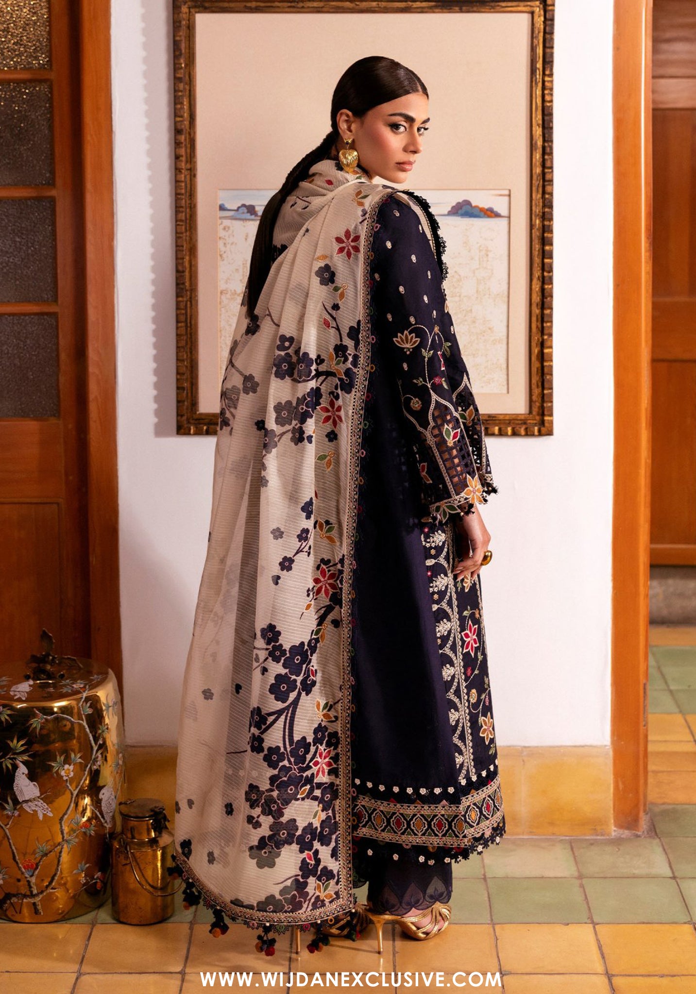 Shahkaar by Jazmin | Unstitched Luxury Eid Lawn S'S - 2026 (D-07)