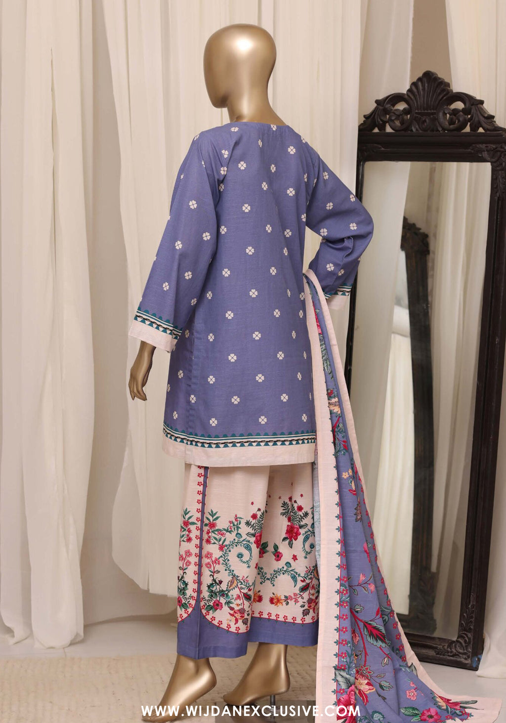 Sadabahar Stitched Printed Khaddar Collection - 2026 (D-07)
