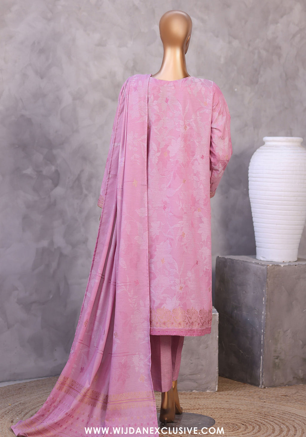 HZ Valencia Jacquard Embroidered Unstitched Lawn Collection - 2026 (VJE-7110)