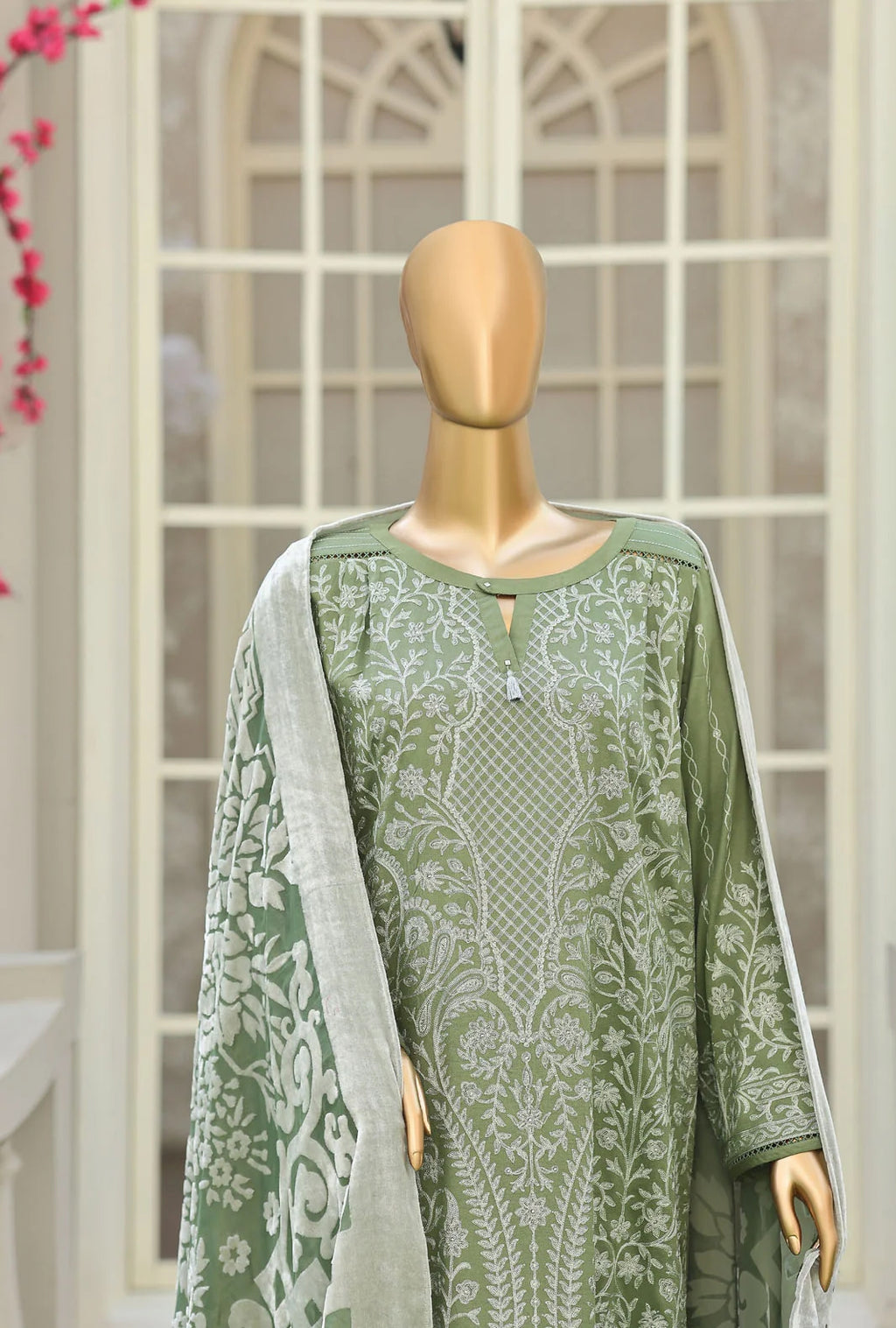 Royel Needleuork by HZ Textile | Unstitched Velevet Embroidered Collection'26 (D-07)