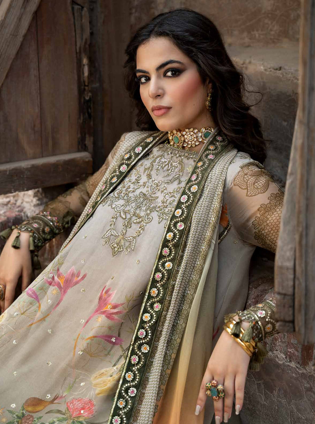Vasal by Charizma | Unstitched Formal Luxury Chiffon Vol-01 Collection - 2026 (VSL-07)