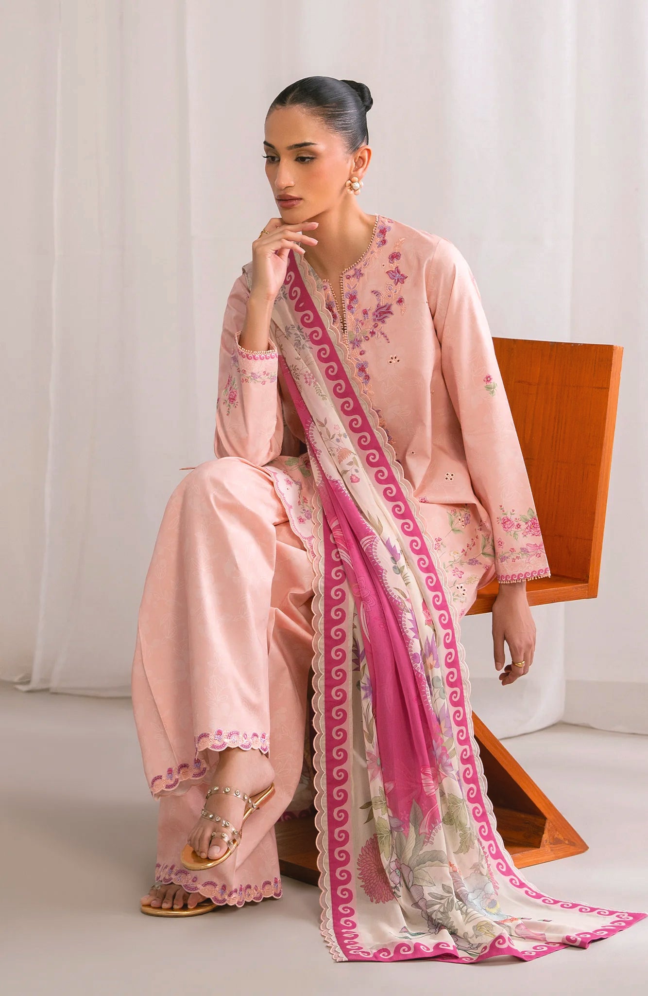Nysa by Seran | Unstitched Printed & Embroidered Cambric Collection'26 (AURELIE)