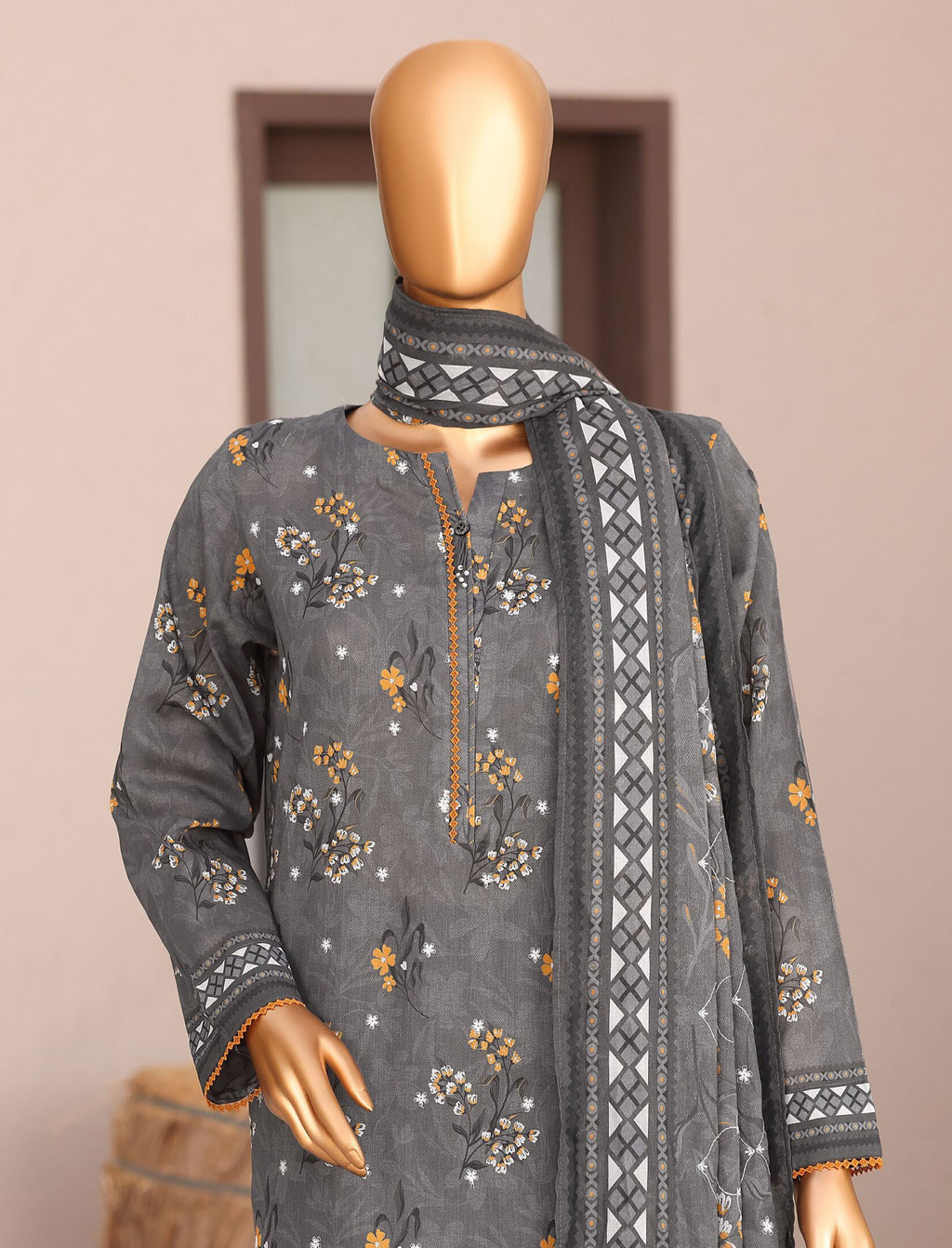 Elite by HZ Textile | Unstitched Embroidered Lawn Collection - 2026 (EC-1281)