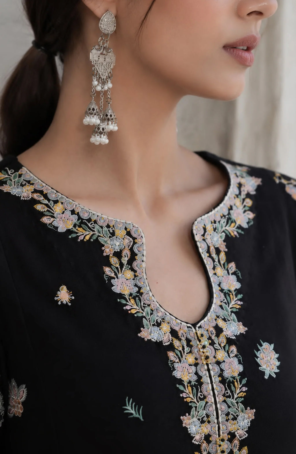 Moksha by Casual Lite | Stitched Embroidered Premium Silk Collection'26 (D-07)