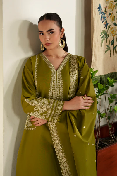 RajBari Stitched Eid Pret Exclusive Embroidered 3PC Collection - 2026 (ZIMAL)
