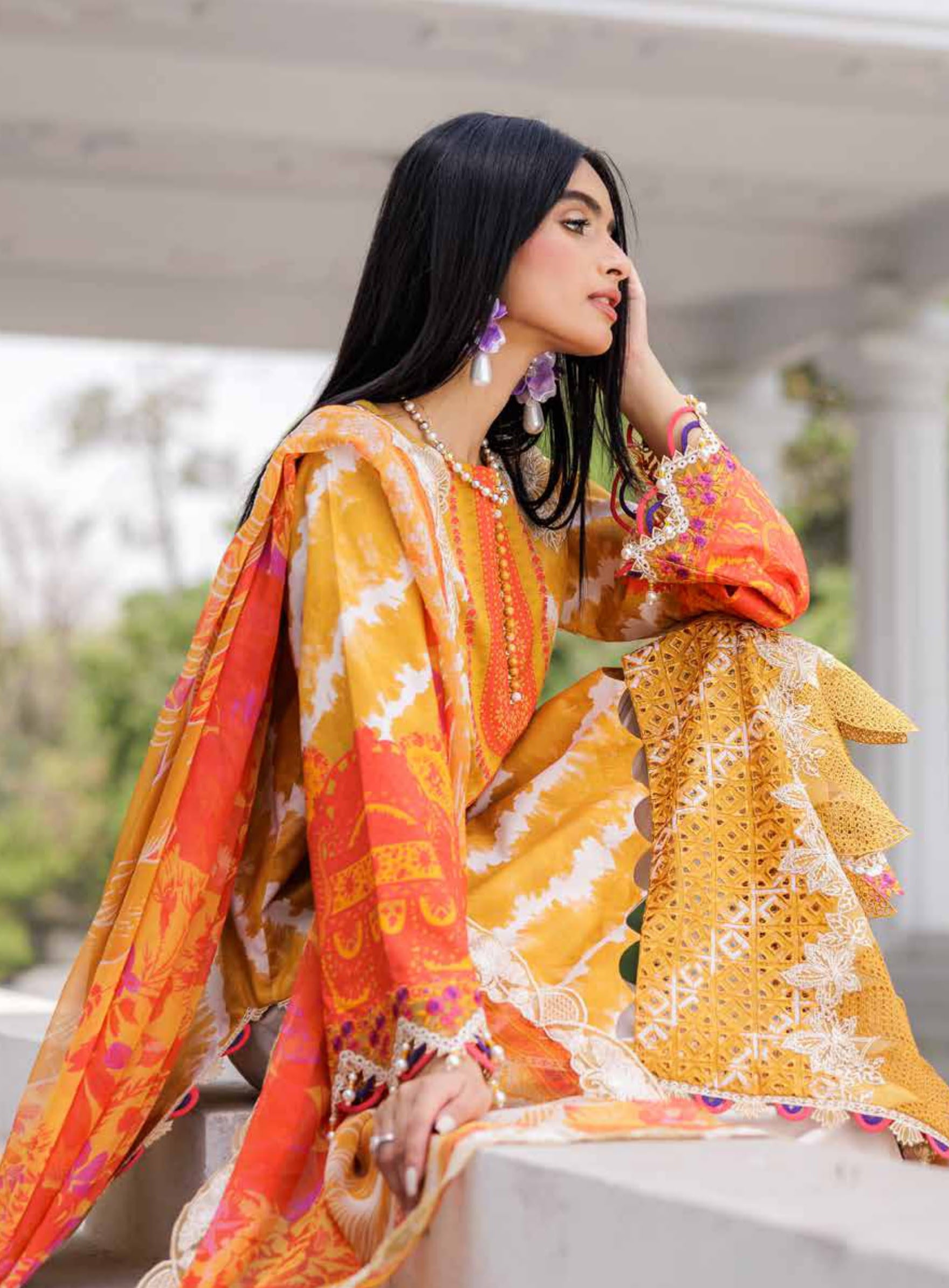 Aghaz e Nou by Charizma | Unstitched Embroidered Lawn Vol-I Collection - 2026 AG6-06