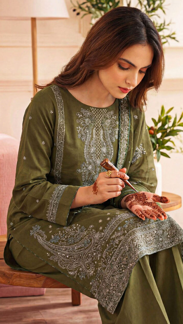 Rani by Mahay | Unstitched Embroidered Wedding Collection - 2026 (D-07)