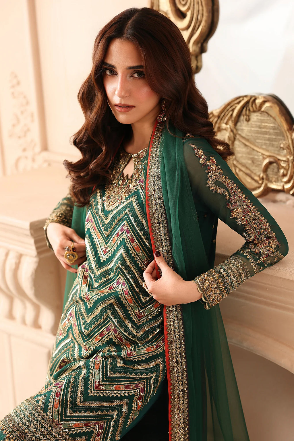 Dastan e Jashan by Charizma | Unstitched Luxury Formal Chiffon Vol-01 Collection - 2026 (DJW6-07)