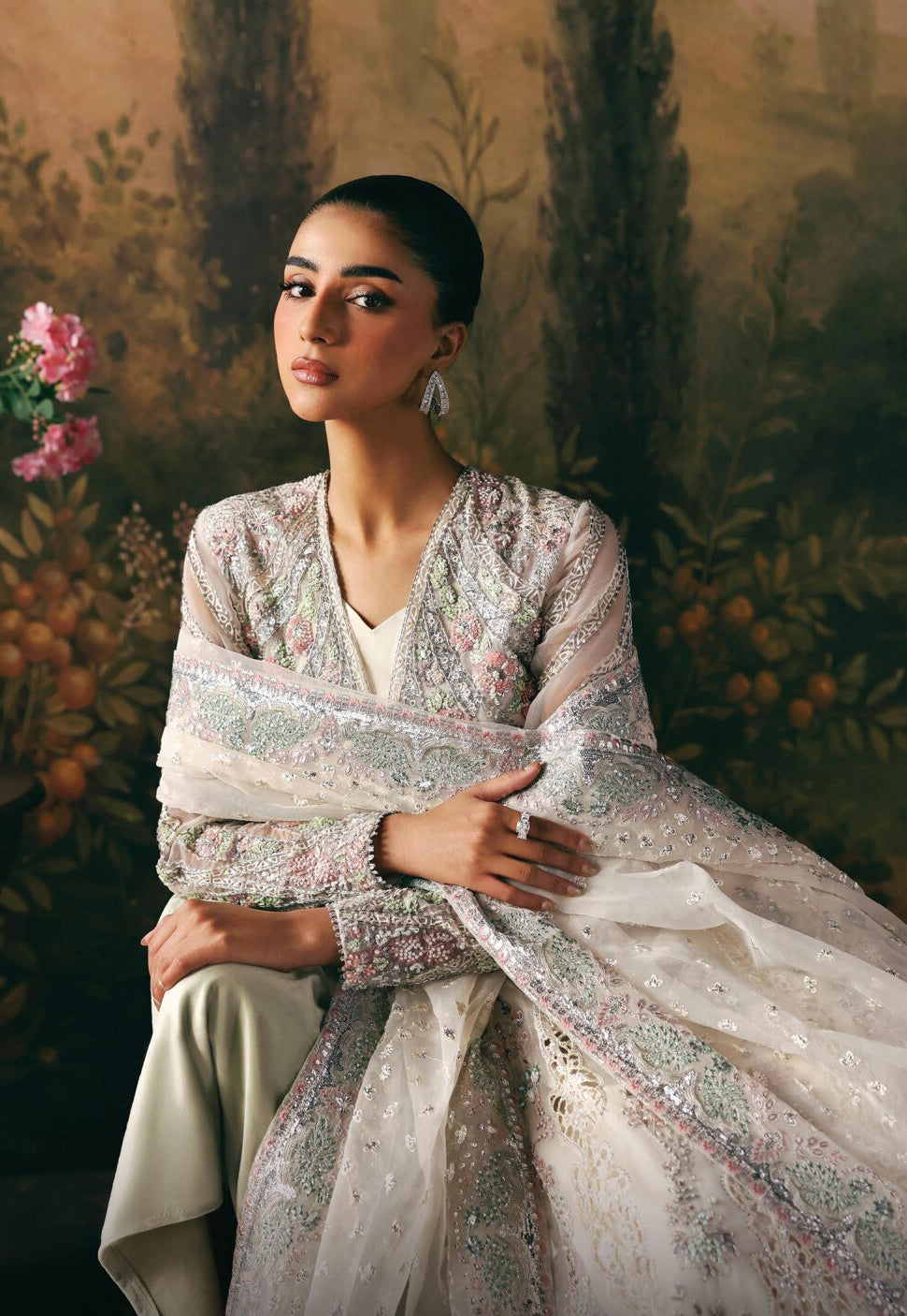 La Fuchsia by Afrozeh | Unstitched  Embroidered Festive Formal Collection - 2026 (QUEEN)