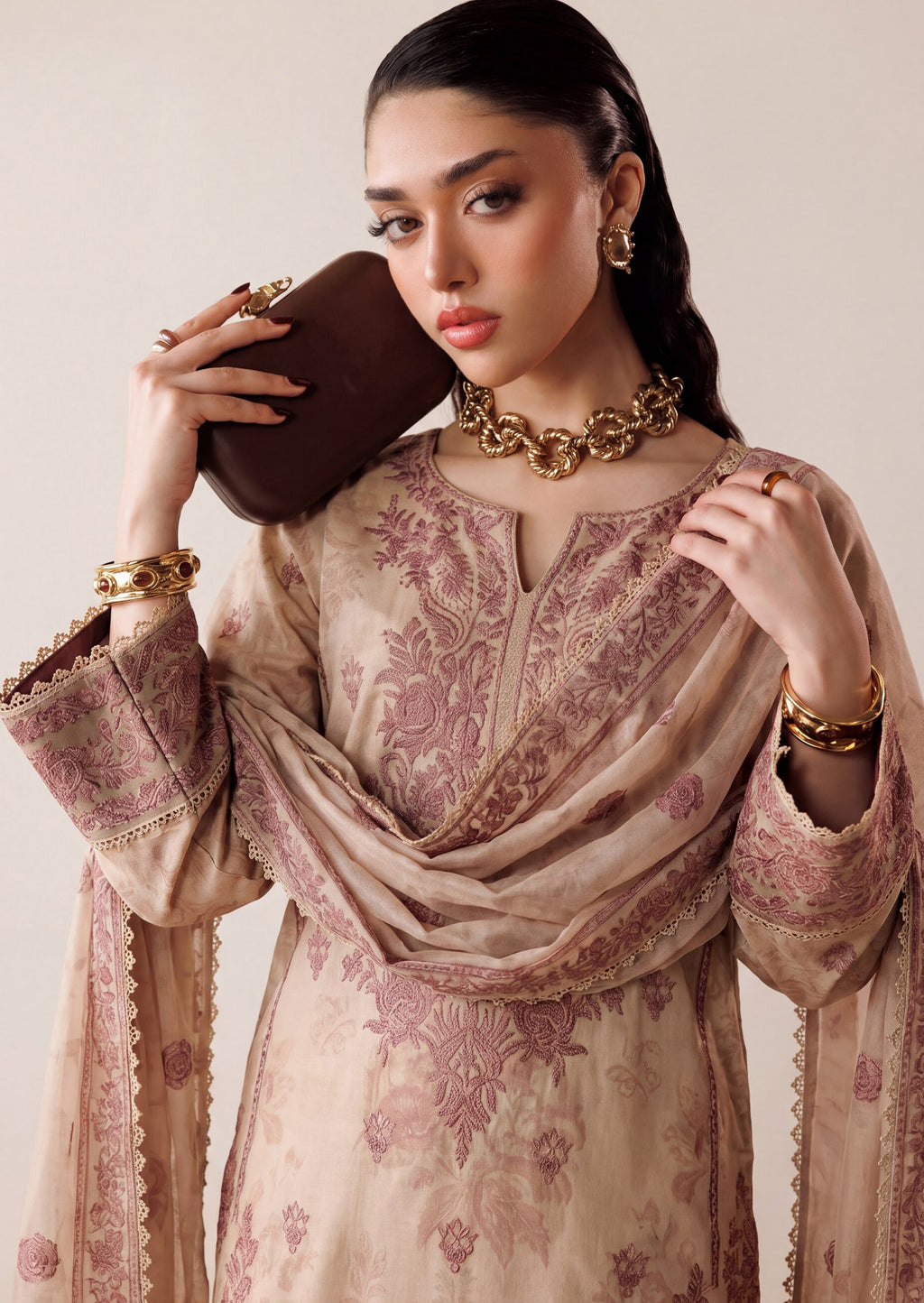 Virsa by Wijdan | Unstitched Embroidered Viscose Collection - 2026 (D-2516)