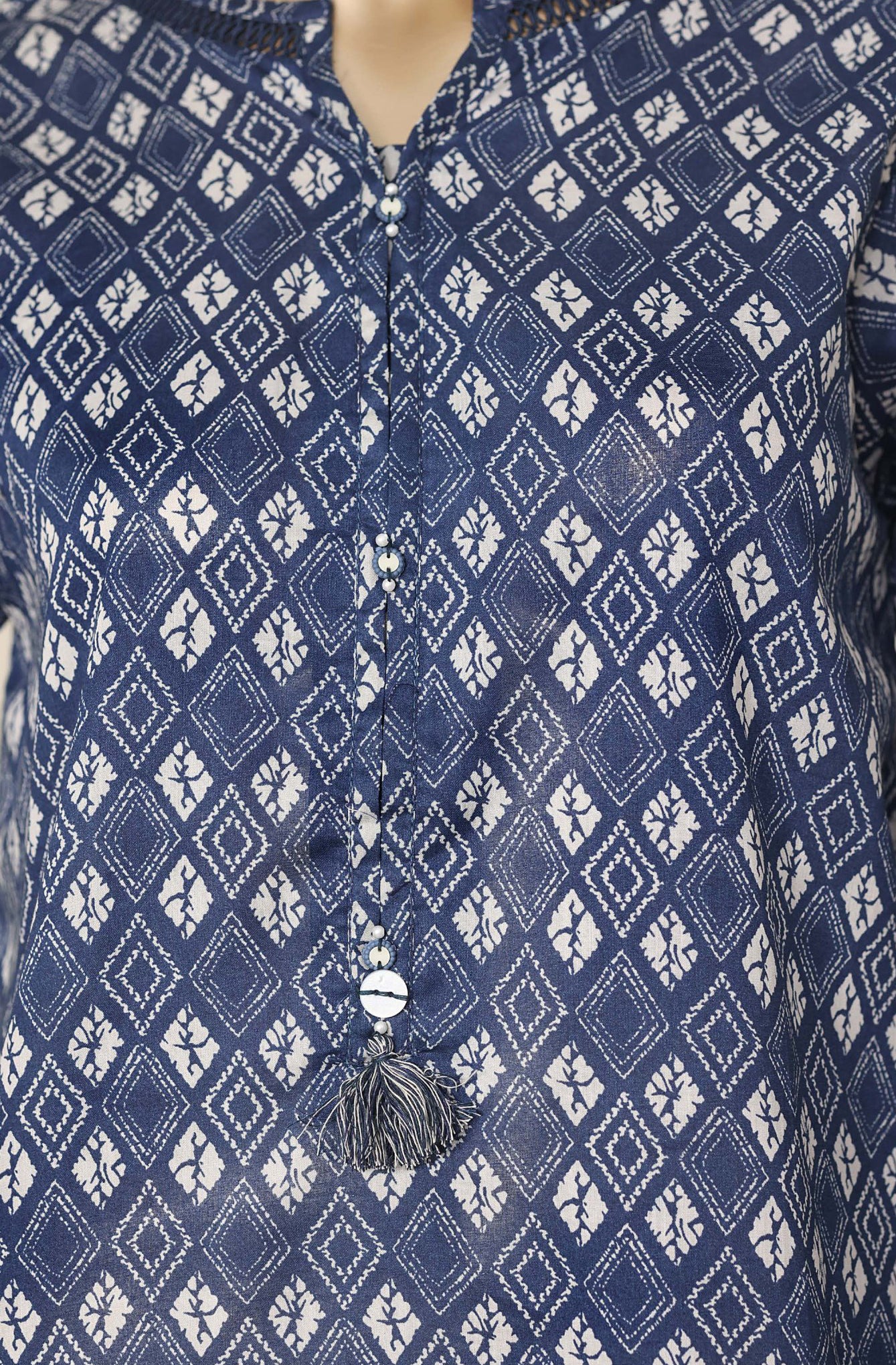 Sadabahar Stitched Printed With Shalwar Collection - 2026 (D-07)