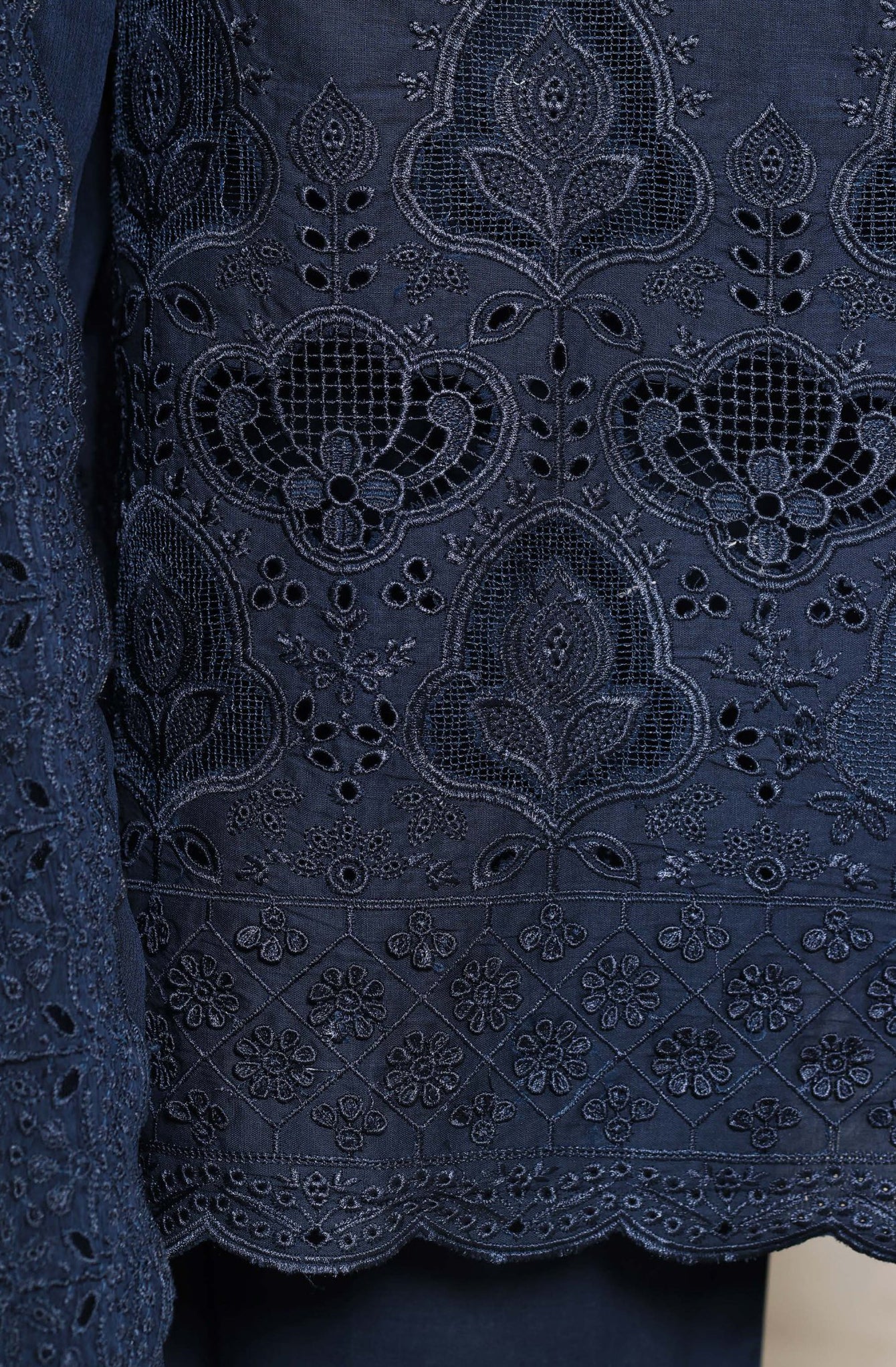 Sadabahar Chikankari Stitched Laser Work Vol-II Collection - 2026 (D-07)