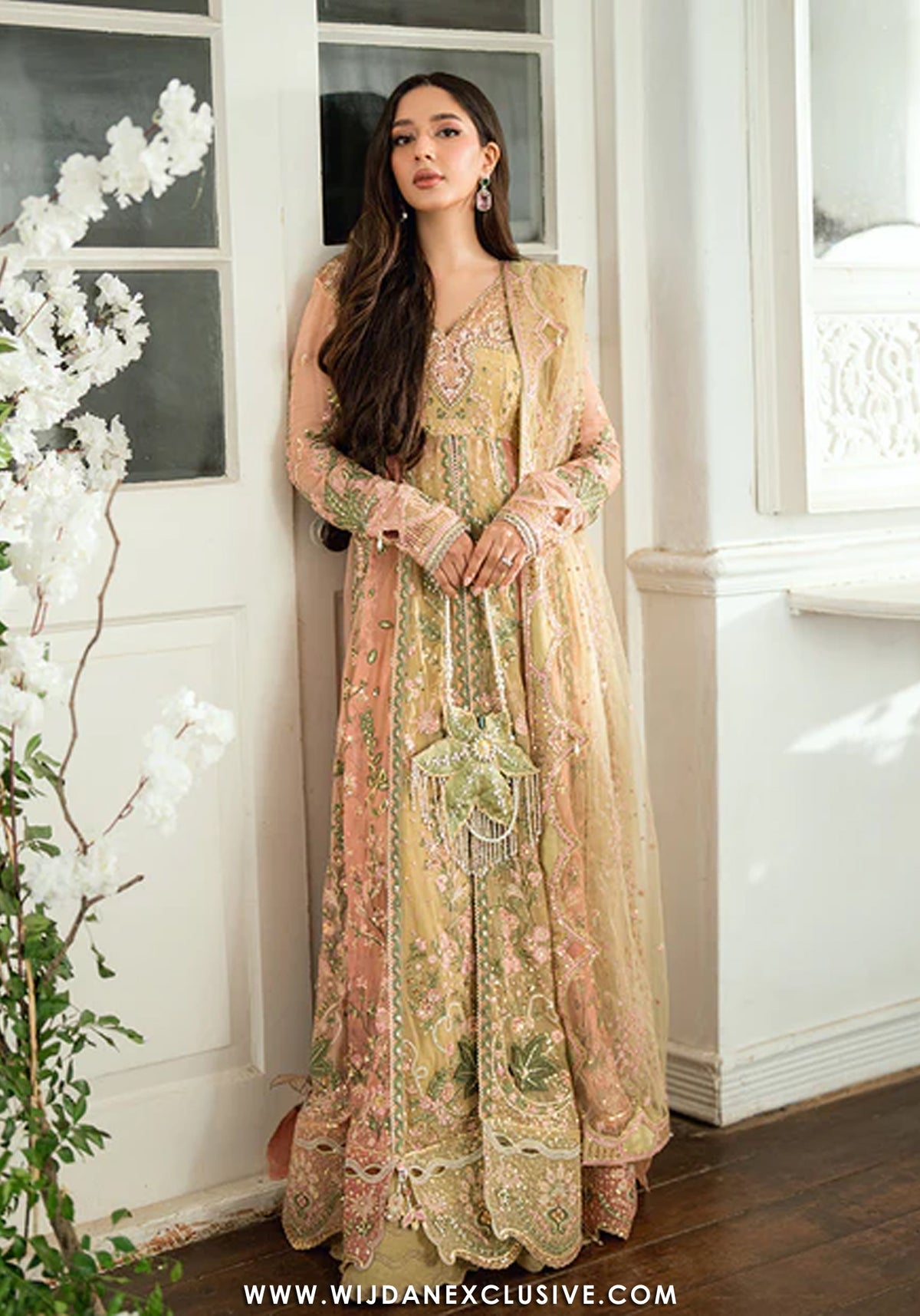 Sham Shandaar by Mushq | Unstitched Chiffon Collection - 2025 (SUR SUNEHRI)