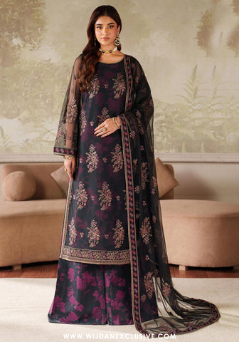 Zarif Zaneera Unstitched Printed & Embroidered Formals Collection - 2025 (ASHAAL)