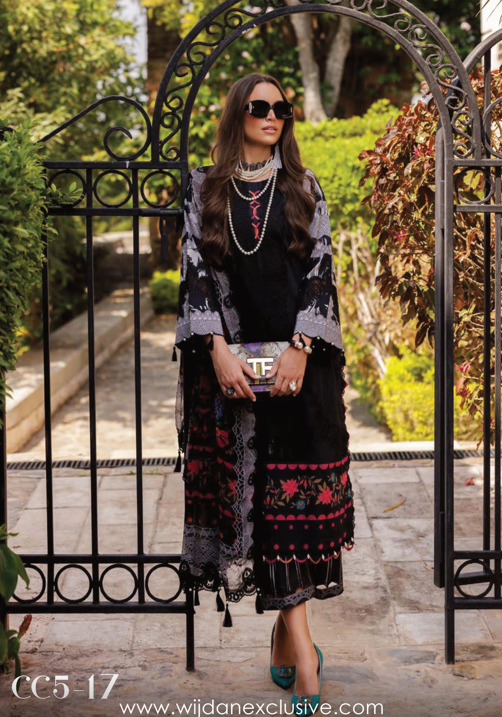 Combination Un-Stitched Lawn Collection'25 Vol-02 by Charizma CC5-17