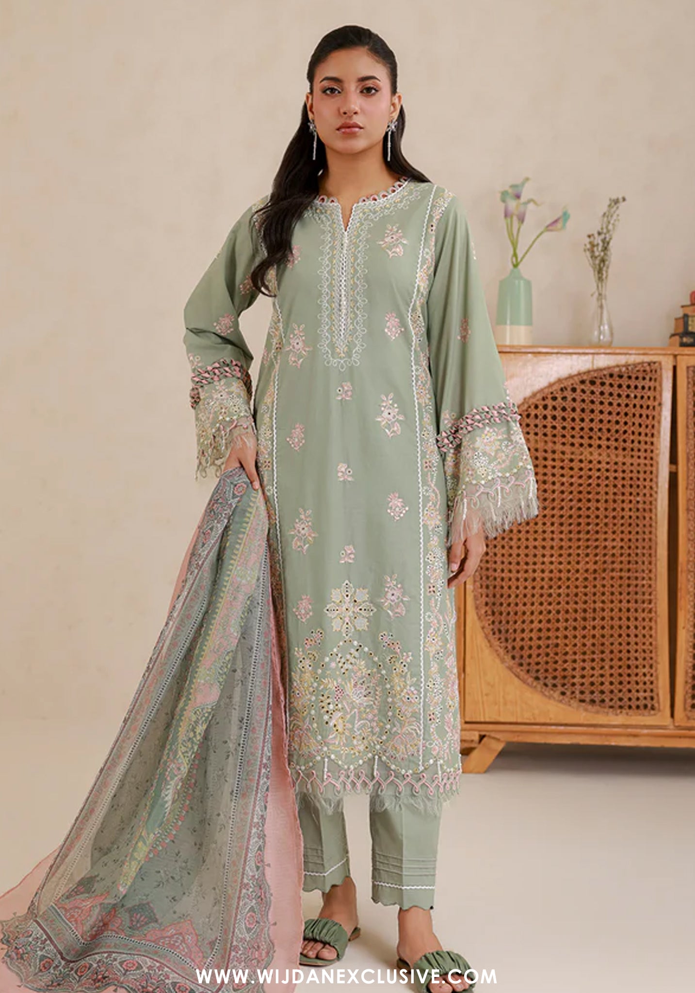 Zellbury Unstitched 3pc Embroidered Lawn Collection - 2026 (WUS-26E-0579)