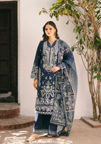 Ek Fasana by Kahf | Unstitched Luxury Lawn Collection - 2026 (MALKA)