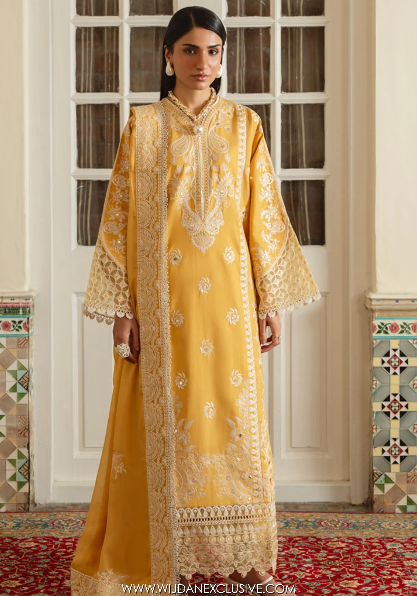 Izel by Marjjan | Unstitched Karandi Embroidered Collection - 2026 (MSK-04-A)