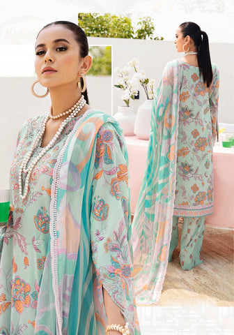 Rangrez Luxury Lawn Collection'25 Vol-06 by Ramsha N-607