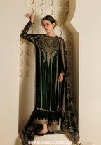 Chandni by Jazmin | Unstitched Embroidered Velvet Formal Collection - 2026 (D-07)