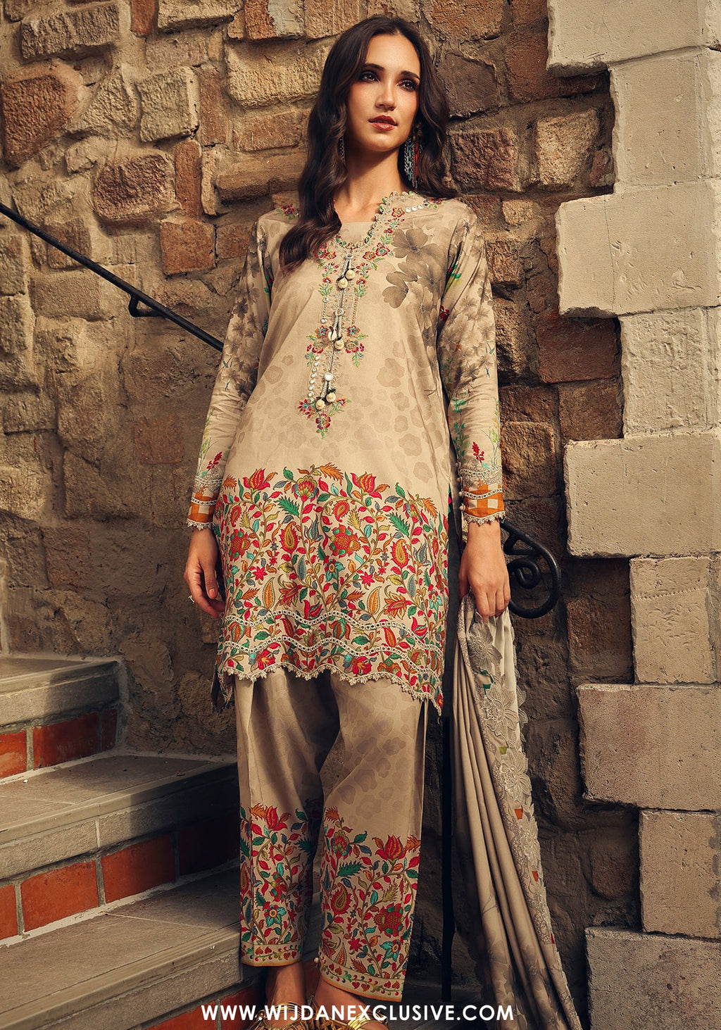 Combination by Charizma | Unstitched Embroidered Linen Collection - 2026 (CCW7-07)