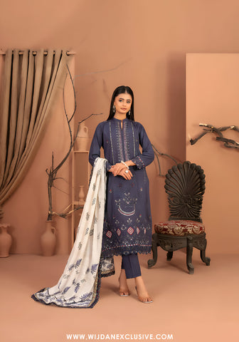 Mansha by Tawakkal Unstitched Winter Collection (D-5104)