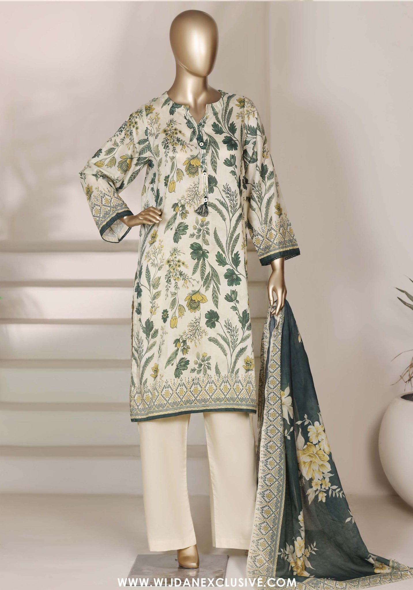 Sadabahar Stitched Printed Lawn Vol-III Collection - 2026 (D-07)