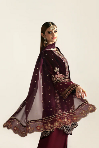 Zarposh by Emaan Adeel | Unstitched Velvet Collection - 2025 (KANWAL)