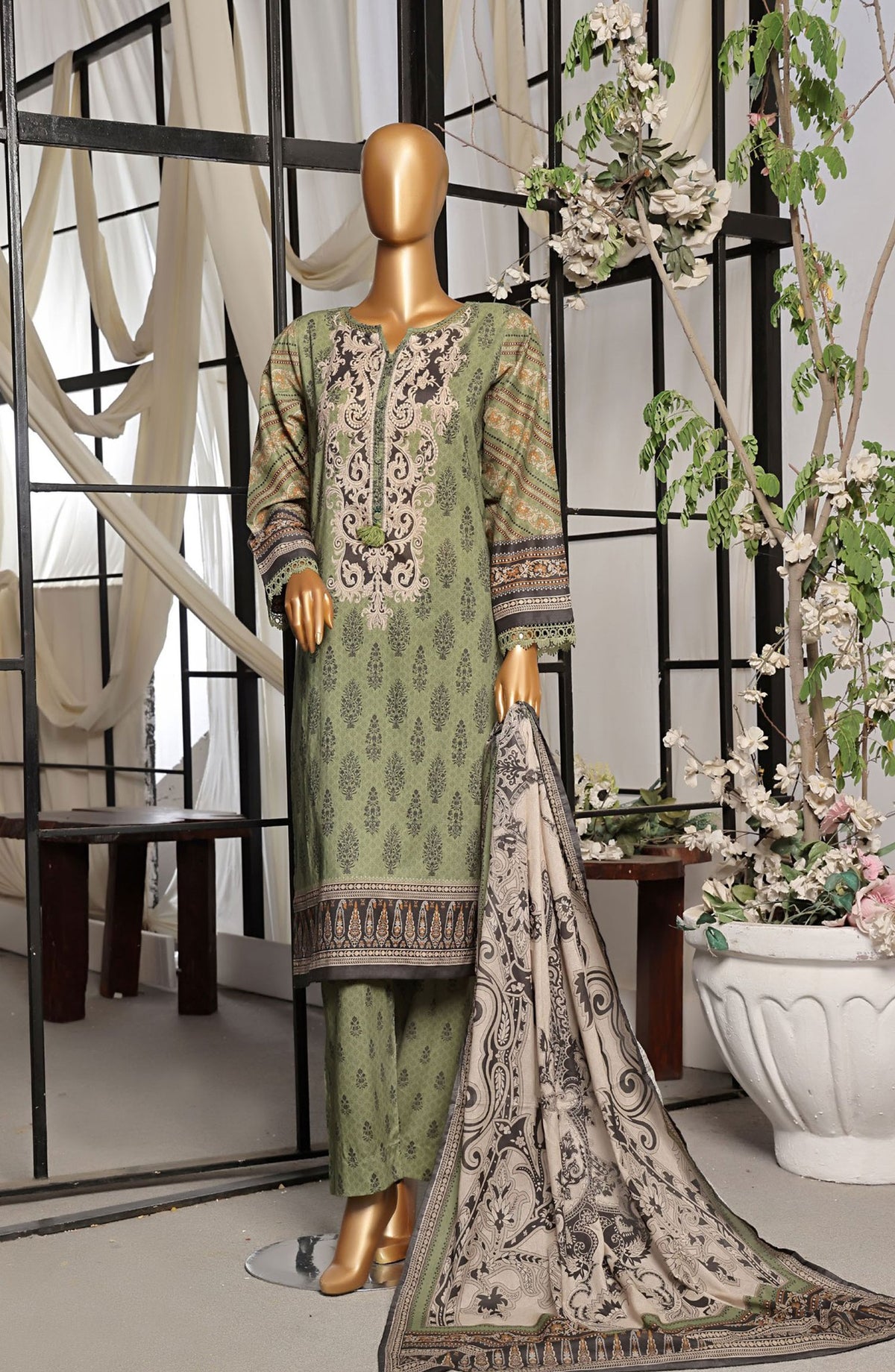 Sadabahar Printed Lawn Collection'24 Vol-VII D-07